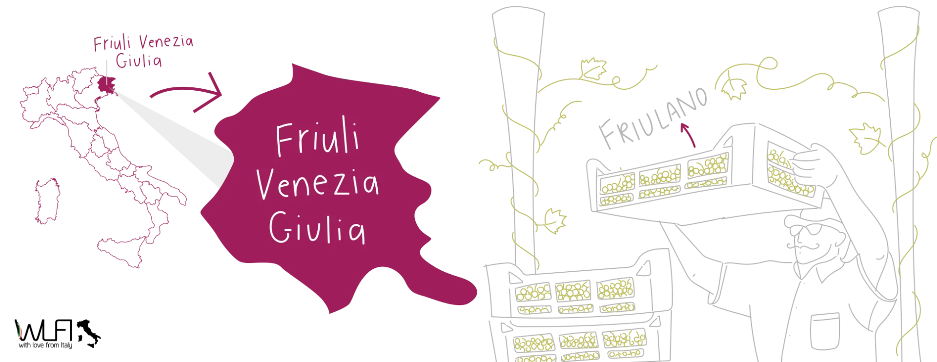 Friuli Venezia Giulia Map - With Love From Italy